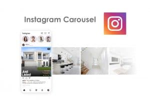 Instagram carousel post of a listing with several property photos