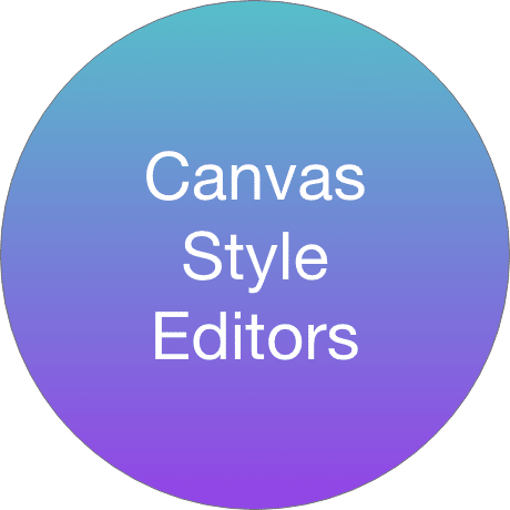 Canvas style editors